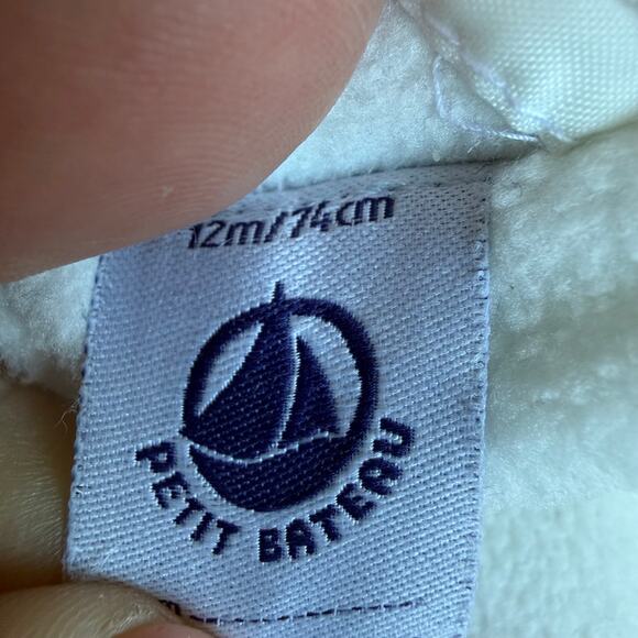 Petit Bateau Baby Sherpa Snowsuit With Ears 12 Months - Picture 7 of 9